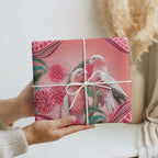 Indigenous Pink Galah Australia Wrapping Paper Australian Hakea Aboriginal Art Proud