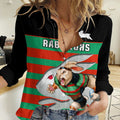 Rabbitohs Rugby 2023 Women Casual Shirt Glory Glory Souths Unique LT14