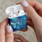 Kuri Dog Waka New Zealand Matariki AirPods Case Ocean Sharks Maori Tattoo