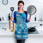 Kuri Dog Waka New Zealand Matariki Apron Ocean Sharks Maori Tattoo