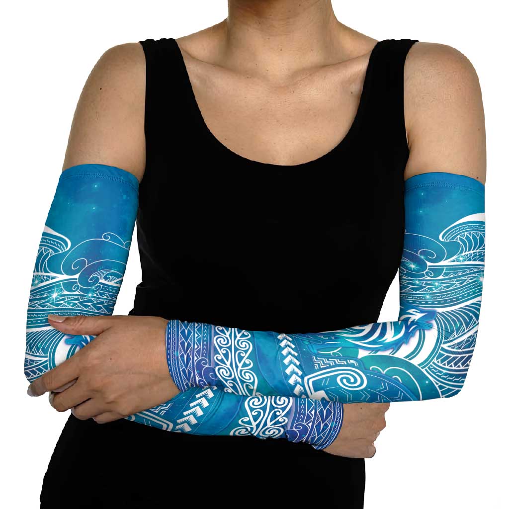 Kuri Dog Waka New Zealand Matariki Arm Sleeves Ocean Sharks Maori Tattoo