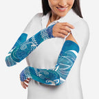 Kuri Dog Waka New Zealand Matariki Arm Sleeves Ocean Sharks Maori Tattoo
