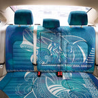 Kuri Dog Waka New Zealand Matariki Back Car Seat Cover Ocean Sharks Maori Tattoo