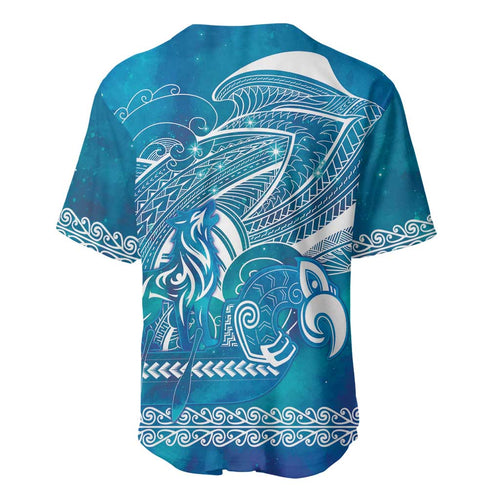 Kuri Dog Waka New Zealand Matariki Baseball Jersey Ocean Sharks Maori Tattoo
