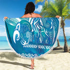 Kuri Dog Waka New Zealand Matariki Beach Blanket Ocean Sharks Maori Tattoo