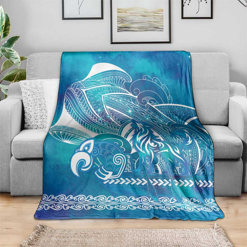 Kuri Dog Waka New Zealand Matariki Blanket Ocean Sharks Maori Tattoo