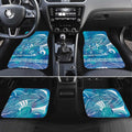Kuri Dog Waka New Zealand Matariki Car Mats Ocean Sharks Maori Tattoo