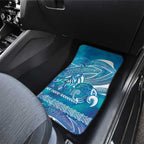 Kuri Dog Waka New Zealand Matariki Car Mats Ocean Sharks Maori Tattoo