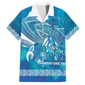 Kuri Dog Waka New Zealand Matariki Hawaiian Shirt Ocean Sharks Maori Tattoo