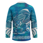 Kuri Dog Waka New Zealand Matariki Hockey Jersey Ocean Sharks Maori Tattoo