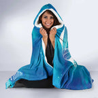 Kuri Dog Waka New Zealand Matariki Hooded Blanket Ocean Sharks Maori Tattoo