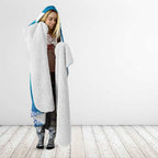 Kuri Dog Waka New Zealand Matariki Hooded Blanket Ocean Sharks Maori Tattoo