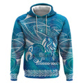 Kuri Dog Waka New Zealand Matariki Hoodie Ocean Sharks Maori Tattoo