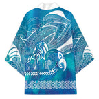 Kuri Dog Waka New Zealand Matariki Kimono Ocean Sharks Maori Tattoo