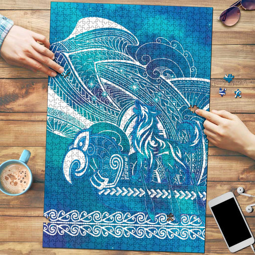 Kuri Dog Waka New Zealand Matariki Puzzle Ocean Sharks Maori Tattoo