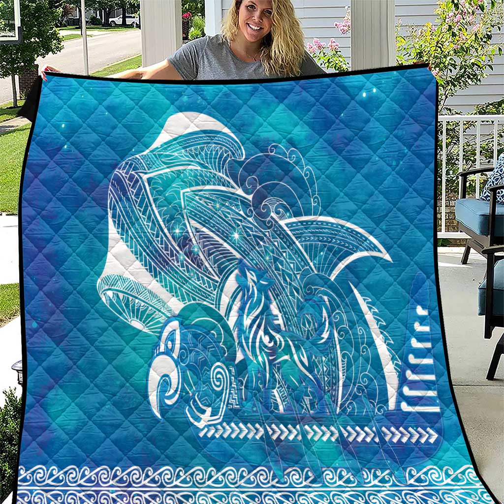 Kuri Dog Waka New Zealand Matariki Quilt Ocean Sharks Maori Tattoo