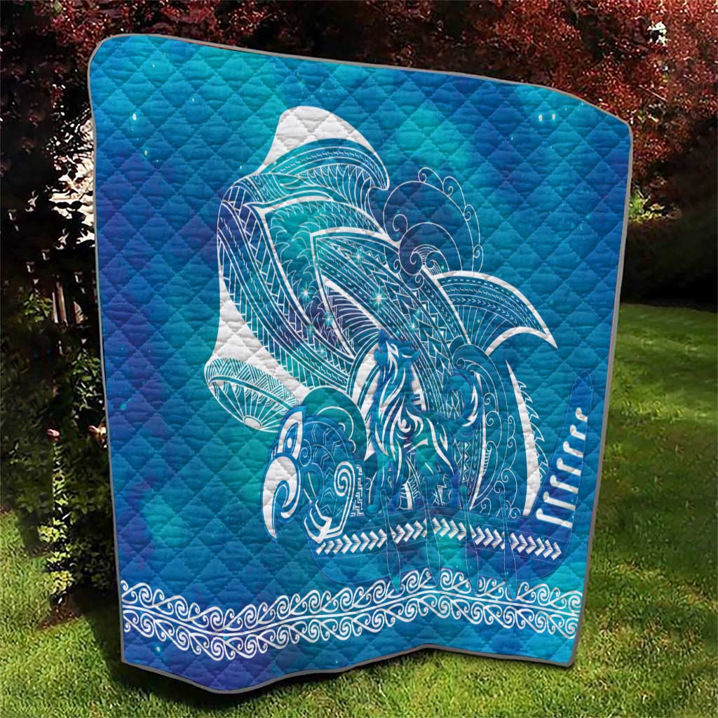 Kuri Dog Waka New Zealand Matariki Quilt Ocean Sharks Maori Tattoo
