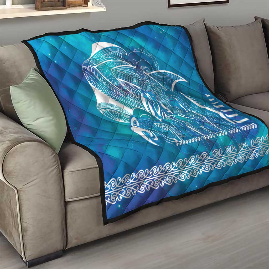 Kuri Dog Waka New Zealand Matariki Quilt Ocean Sharks Maori Tattoo