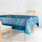 Kuri Dog Waka New Zealand Matariki Tablecloth Ocean Sharks Maori Tattoo