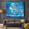 Kuri Dog Waka New Zealand Matariki Tapestry Ocean Sharks Maori Tattoo