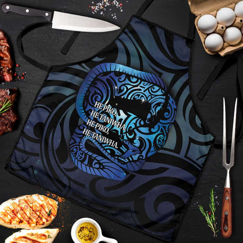 Tuna Eel New Zealand Matariki Apron He Piko He Taniwha Maori Pattern