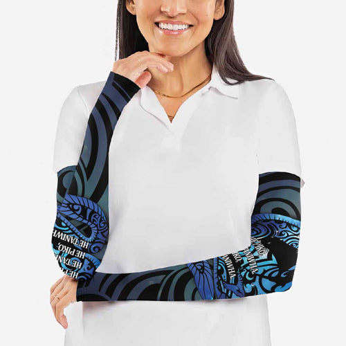 Tuna Eel New Zealand Matariki Arm Sleeves He Piko He Taniwha Maori Pattern