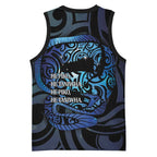 Tuna Eel New Zealand Matariki Basketball Jersey He Piko He Taniwha Maori Pattern