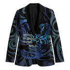 Tuna Eel New Zealand Matariki Blazer He Piko He Taniwha Maori Pattern