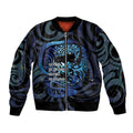 Tuna Eel New Zealand Matariki Bomber Jacket He Piko He Taniwha Maori Pattern