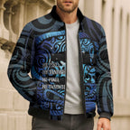 Tuna Eel New Zealand Matariki Bomber Puffer Jacket He Piko He Taniwha Maori Pattern