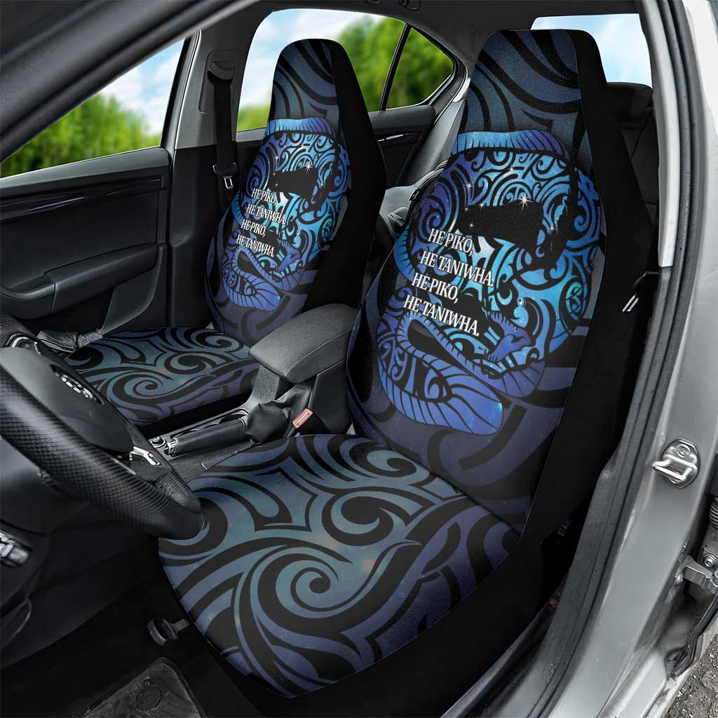Tuna Eel New Zealand Matariki Car Seat Cover He Piko He Taniwha Maori Pattern