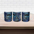 Tuna Eel New Zealand Matariki Ceramic Mug He Piko He Taniwha Maori Pattern