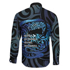 Tuna Eel New Zealand Matariki Family Matching Off Shoulder Maxi Dress and Hawaiian Shirt He Piko He Taniwha Maori Pattern