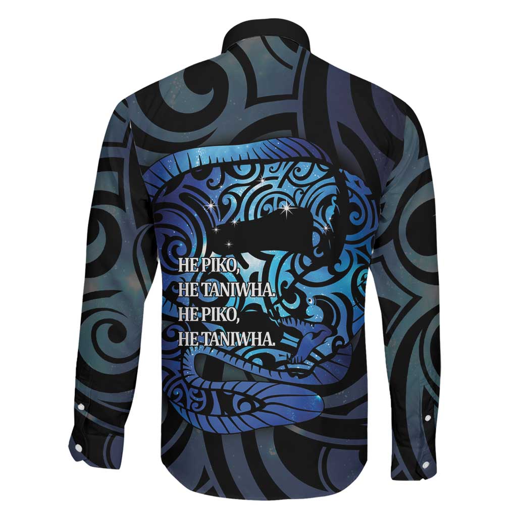 Tuna Eel New Zealand Matariki Family Matching Puletasi and Hawaiian Shirt He Piko He Taniwha Maori Pattern