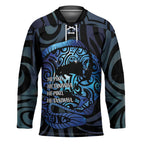 Tuna Eel New Zealand Matariki Hockey Jersey He Piko He Taniwha Maori Pattern