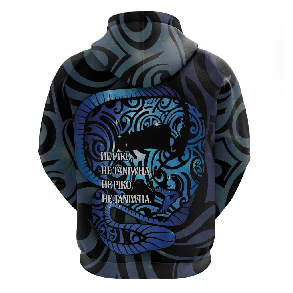 Tuna Eel New Zealand Matariki Hoodie He Piko He Taniwha Maori Pattern