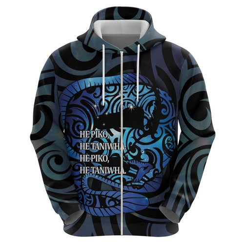 Tuna Eel New Zealand Matariki Hoodie He Piko He Taniwha Maori Pattern