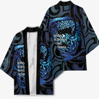 Tuna Eel New Zealand Matariki Kimono He Piko He Taniwha Maori Pattern