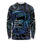 Tuna Eel New Zealand Matariki Long Sleeve Shirt He Piko He Taniwha Maori Pattern