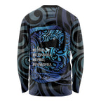Tuna Eel New Zealand Matariki Long Sleeve Shirt He Piko He Taniwha Maori Pattern