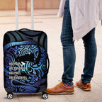 Tuna Eel New Zealand Matariki Luggage Cover He Piko He Taniwha Maori Pattern