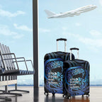 Tuna Eel New Zealand Matariki Luggage Cover He Piko He Taniwha Maori Pattern