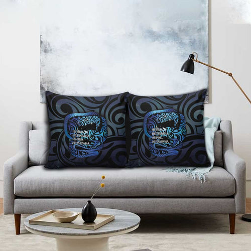 Tuna Eel New Zealand Matariki Pillow Cover He Piko He Taniwha Maori Pattern