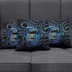 Tuna Eel New Zealand Matariki Pillow Cover He Piko He Taniwha Maori Pattern