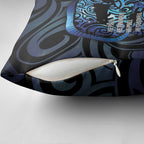 Tuna Eel New Zealand Matariki Pillow Cover He Piko He Taniwha Maori Pattern