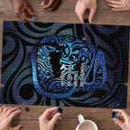 Tuna Eel New Zealand Matariki Puzzle He Piko He Taniwha Maori Pattern
