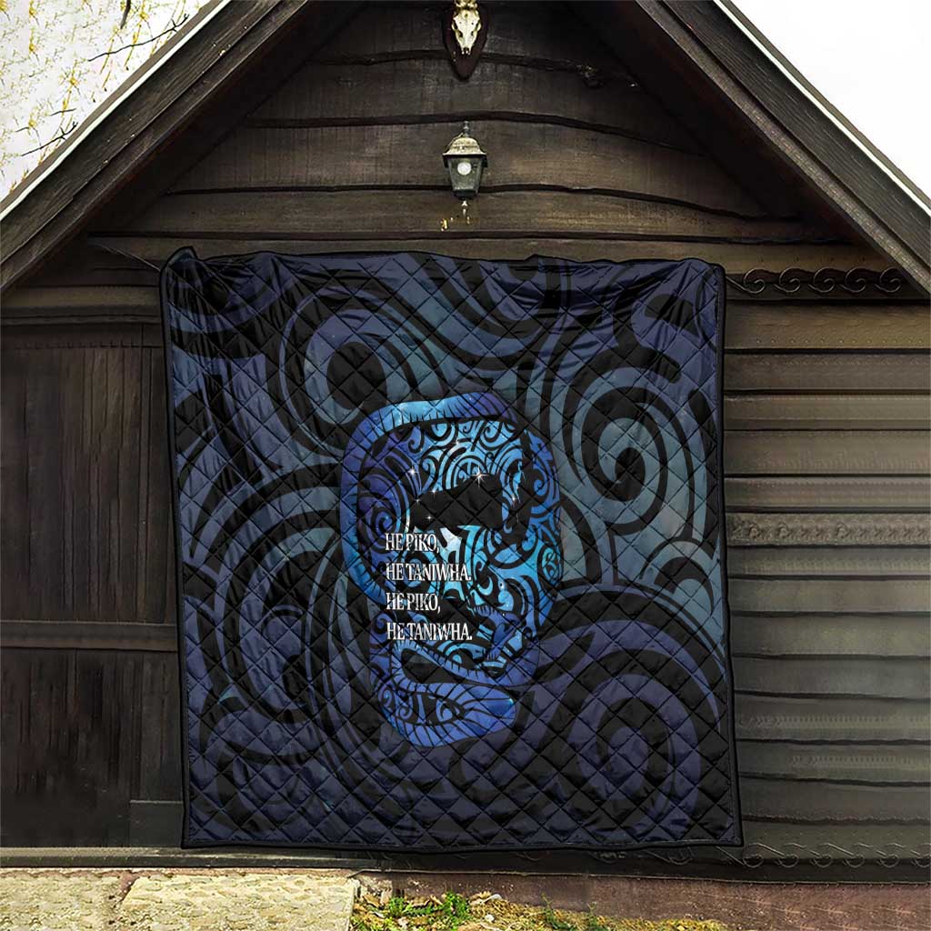 Tuna Eel New Zealand Matariki Quilt He Piko He Taniwha Maori Pattern