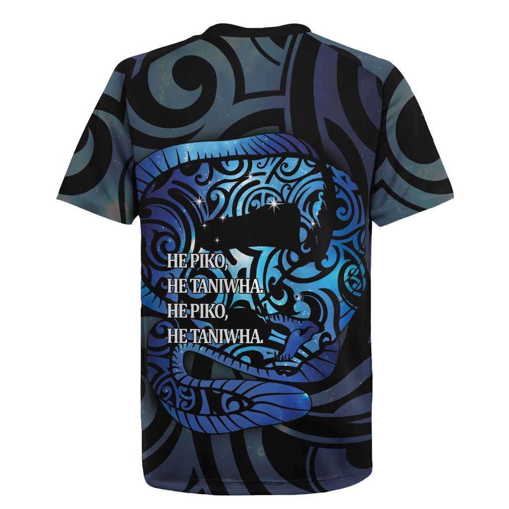 Tuna Eel New Zealand Matariki Rugby Jersey He Piko He Taniwha Maori Pattern