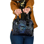 Tuna Eel New Zealand Matariki Shoulder Handbag He Piko He Taniwha Maori Pattern