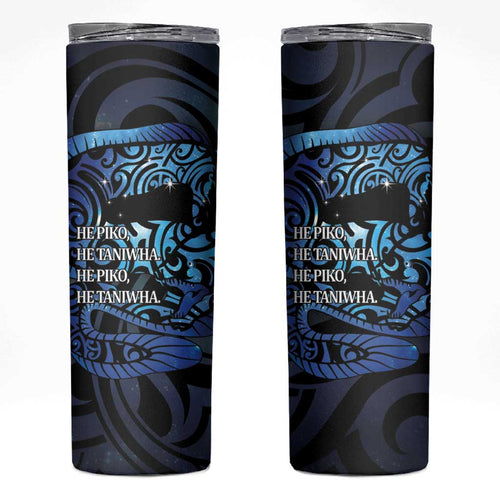 Tuna Eel New Zealand Matariki Skinny Tumbler He Piko He Taniwha Maori Pattern